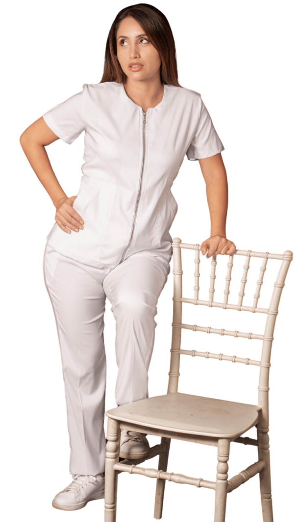 WOMENS SCRUBS TOP (ECONOMINC FABRIC)